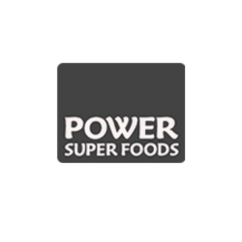Power Super Foods Logo Grey white