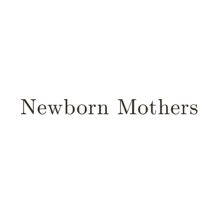 black and white logo for newborn mothers
