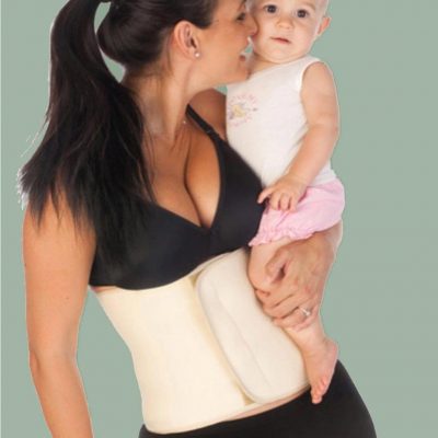 The She Births® Post Natal Belly Belt and Belly Band | Helps prevent abdominal separation and repair diastasis, strengthen your core muscles, boost your immune system by warming the kidney region, gives you great posture, help with breastfeeding and good attachment and provide great back support when used with all baby carriers